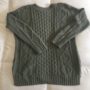 Madewell Fisherman Cable Knit Sweater